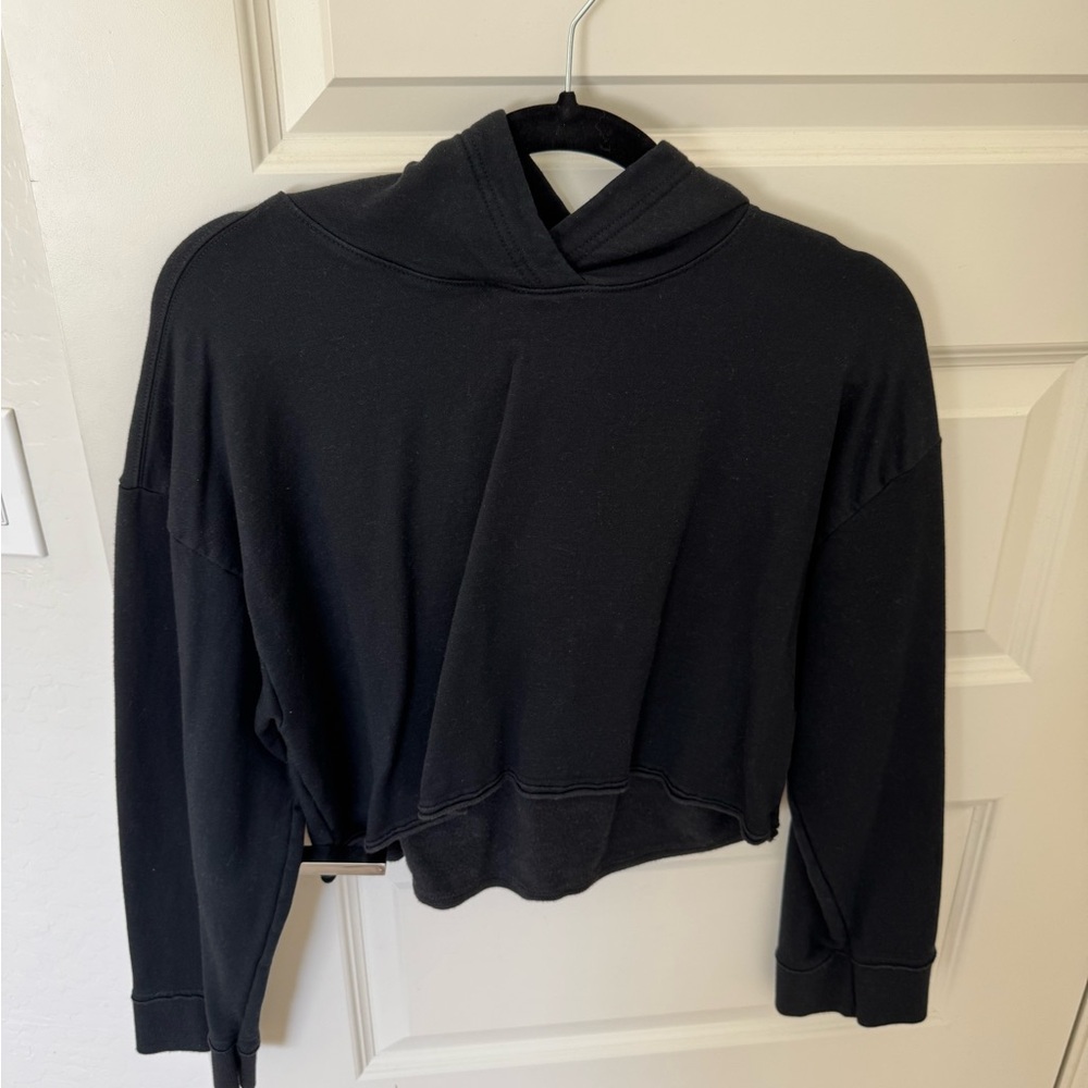 Nike Yoga Black Cropped Hoodie